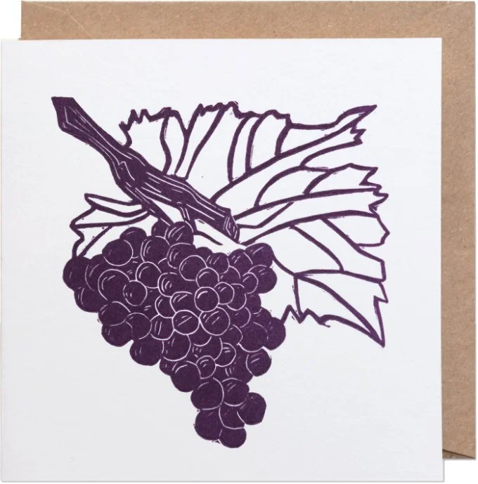 Bunch of Grapes Card