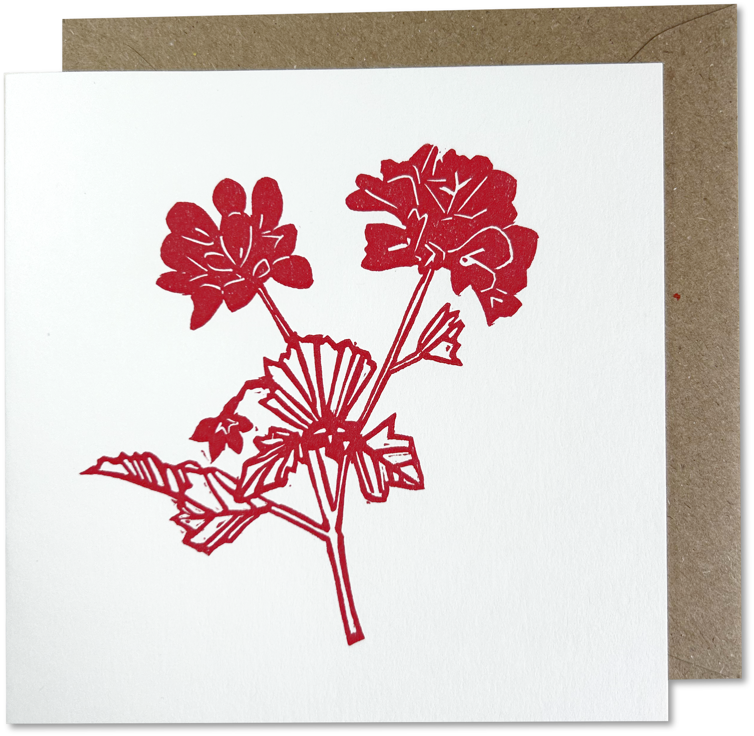 Geranium Card