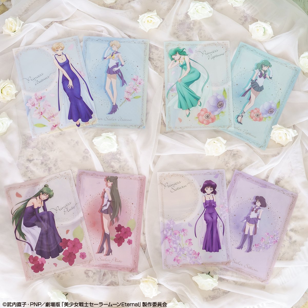 Sailor Moon Eternal Princess Collection Kuji Clearfile Sets Rare Candy