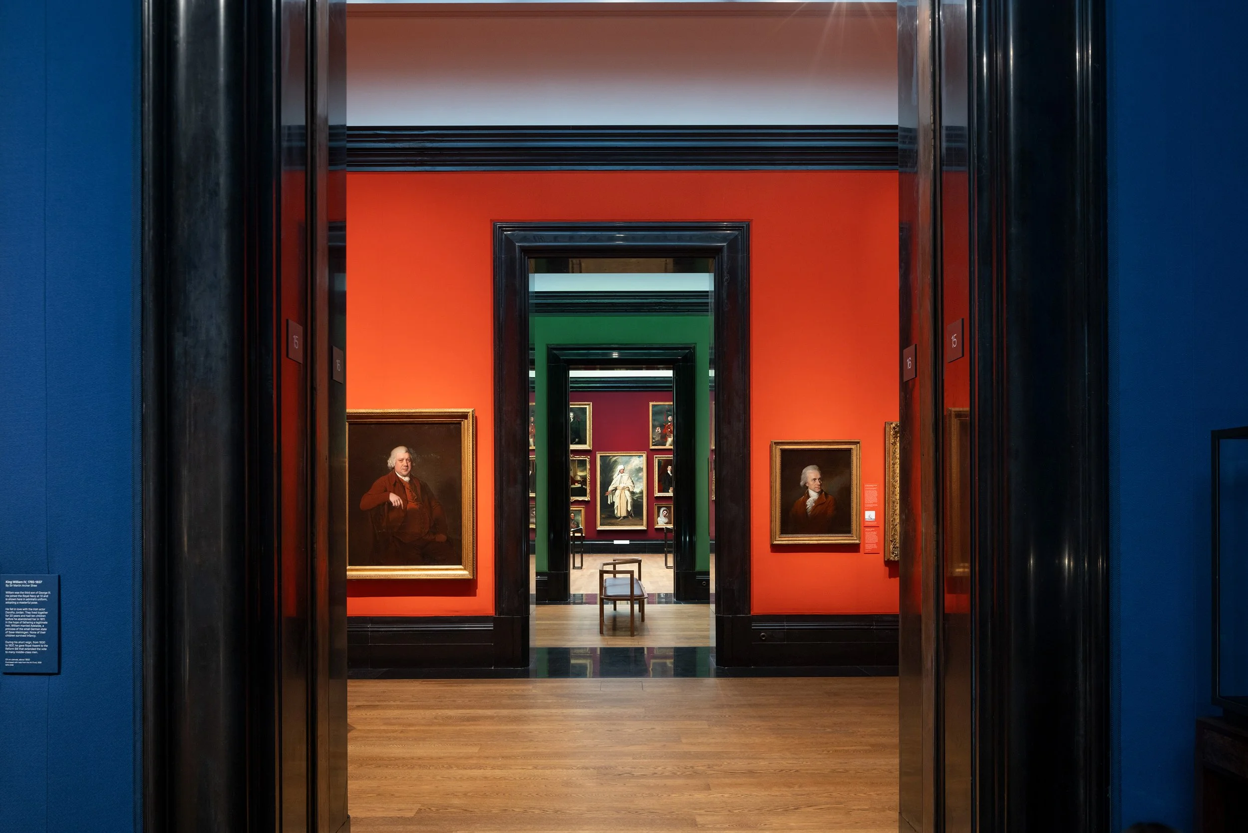 National Portrait Gallery launches capsule home accessories collection using the Gainsborough fabric from its new Gallery walls