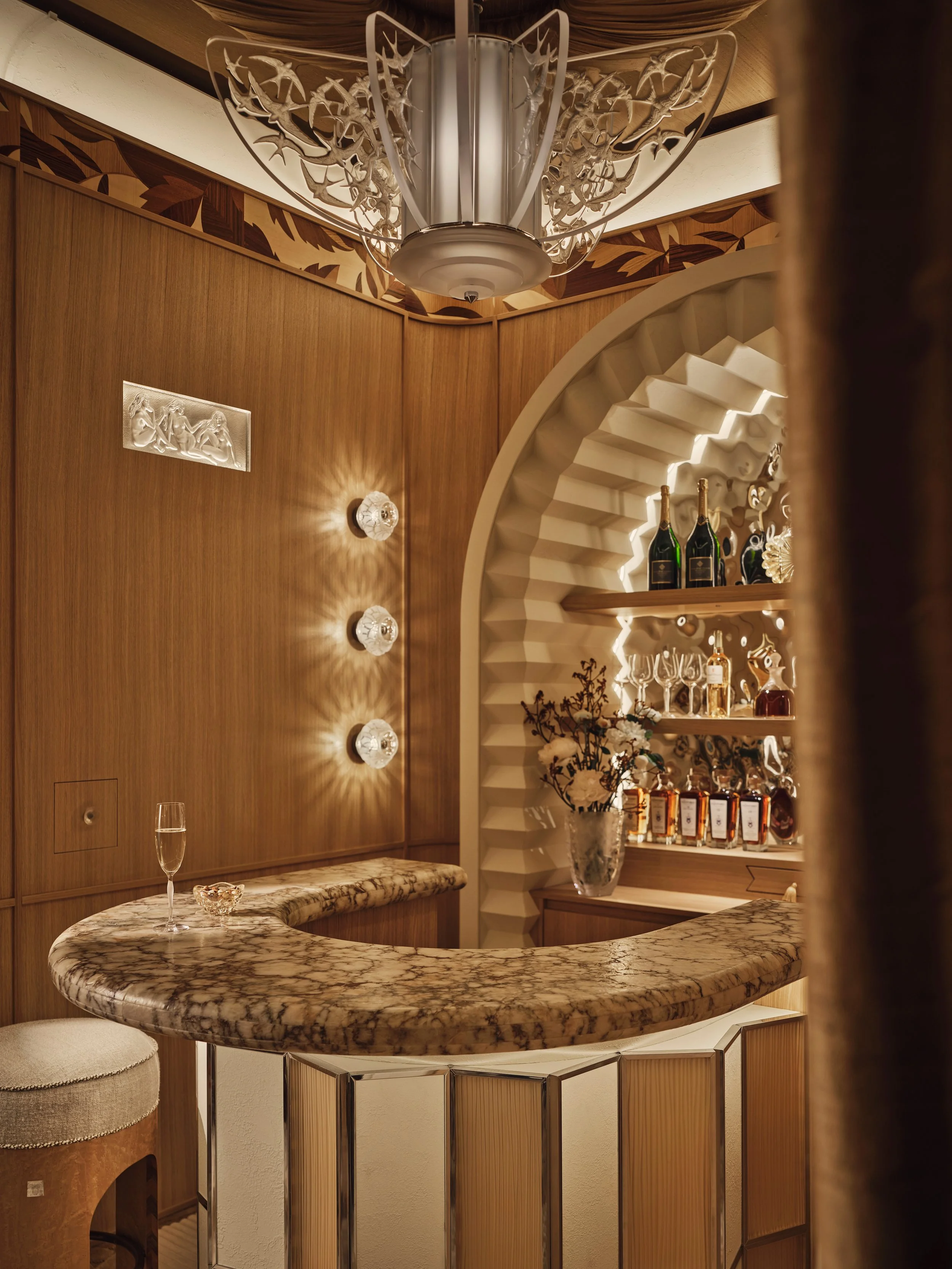 The Lalique Bar by Elicyon at WOW!house Chelsea Harbour