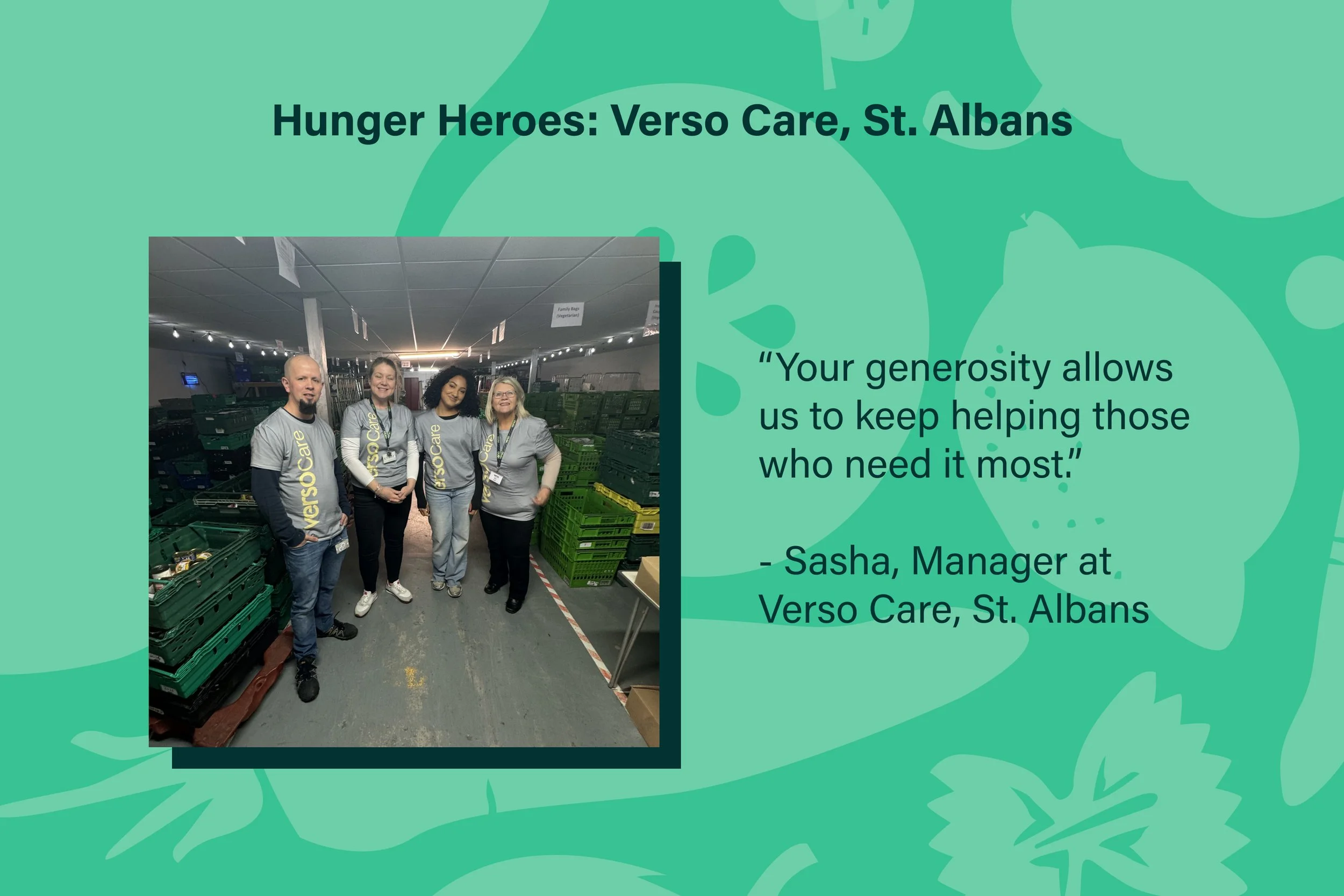 Hunger Heroes: The People Powering Verso Care in St. Albans