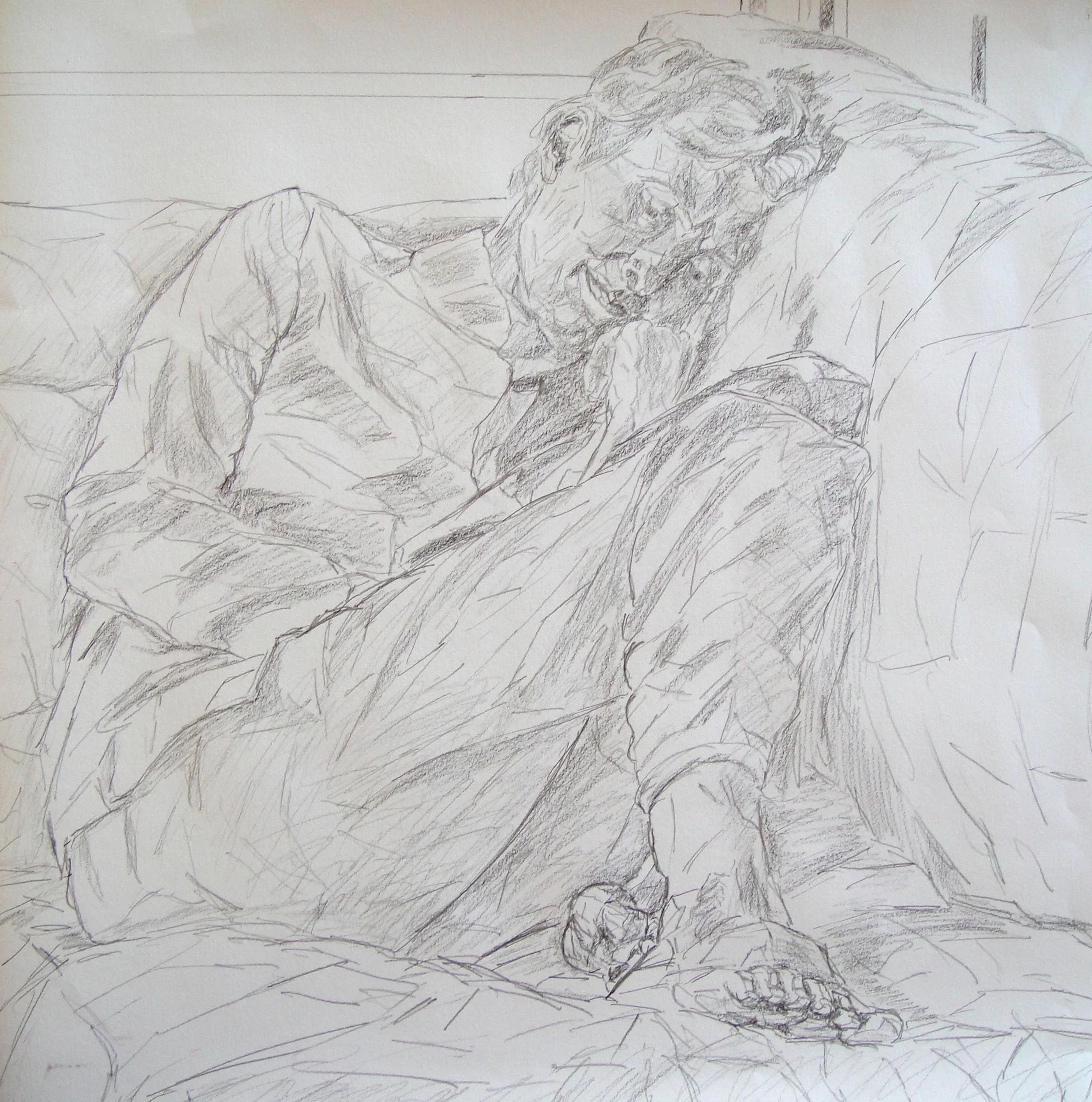 Sitting in a sofa Study