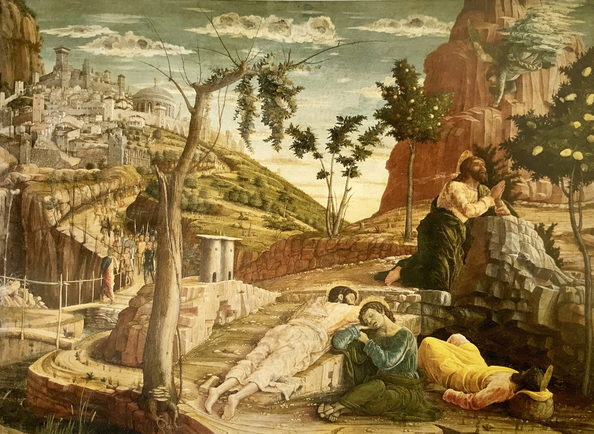 The Agony in the Garden (2nd), by Andrea Mantegna 1456-9 — Patrick ...