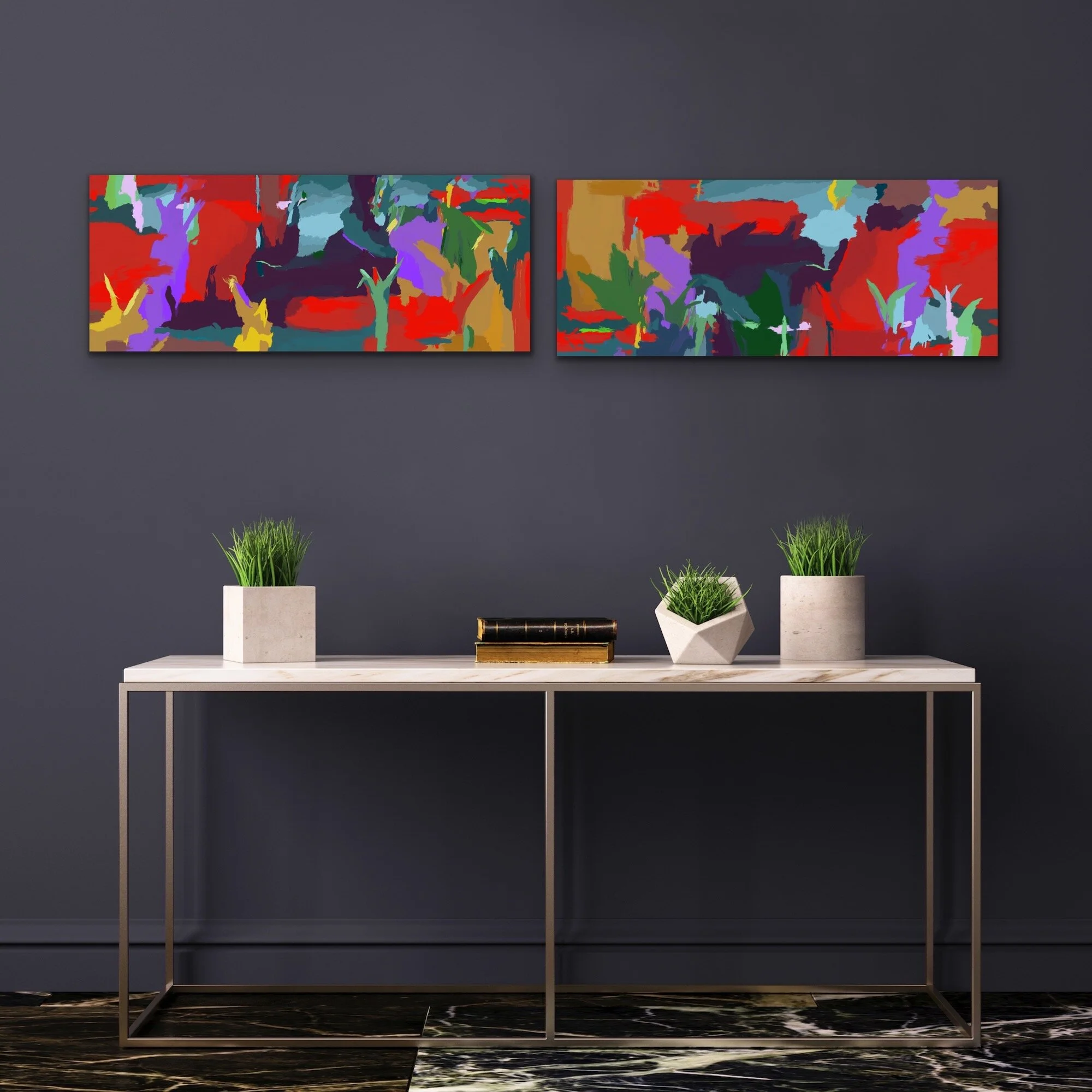 Forest and Cliff - SOLD