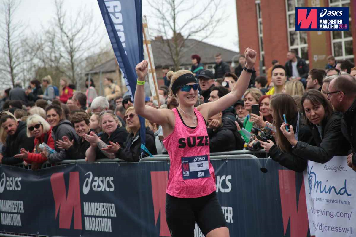 That moment when you cross the line with a new PB!!