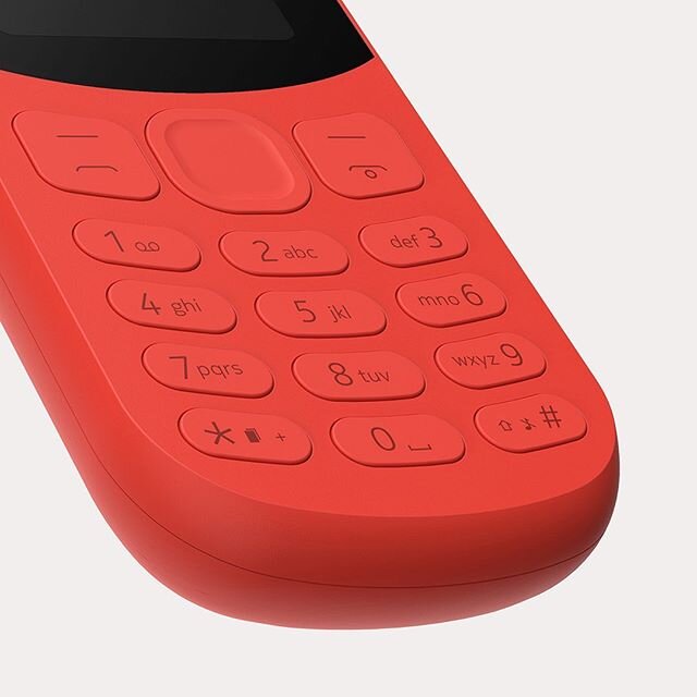 Nokia 130 by @equalsdesign for @nokia .⁠⠀
#productdesign #designinspiration #industrialdesign #id #design #designdetails #details #mobile #buttons #cmf #colour #retro