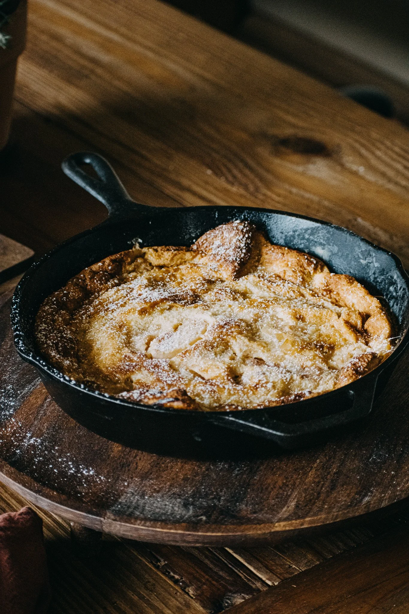 Peach Clafoutis with Candied Ginger