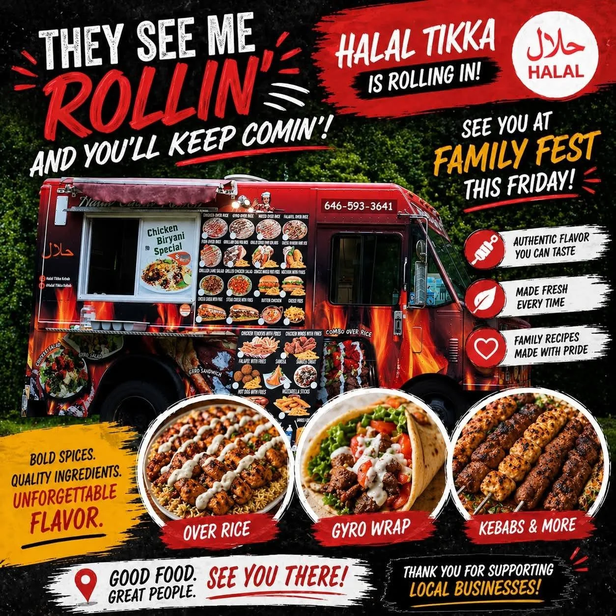 FOOD TRUCK - Halal Tikka