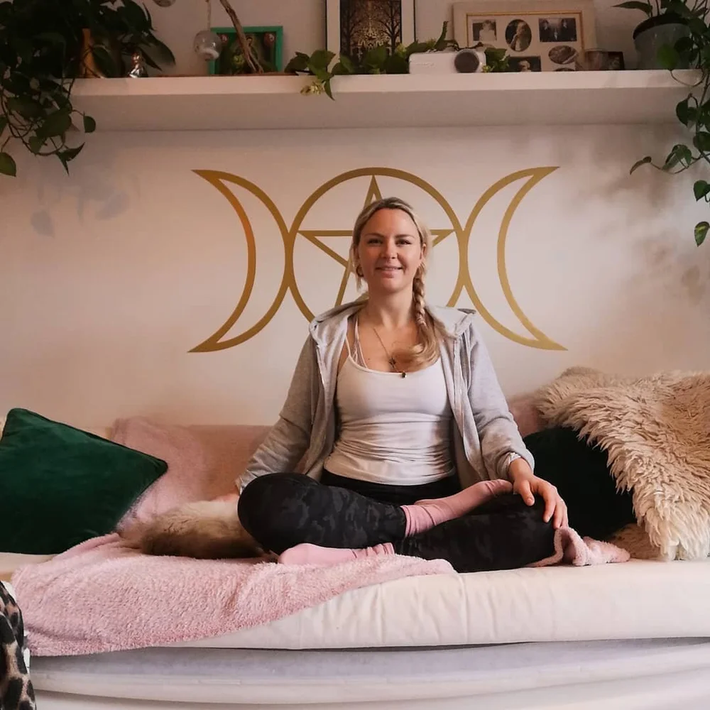 Yes you are...
.
Creative. 🦋
.
If we feel a lack in the creative part of us. We can do practices such a Kundalini yoga, particular SAT KRIYA (I'm demonstrating in the 2nd pic). This exercise engages the pelvic floor, which is like pressing the butto