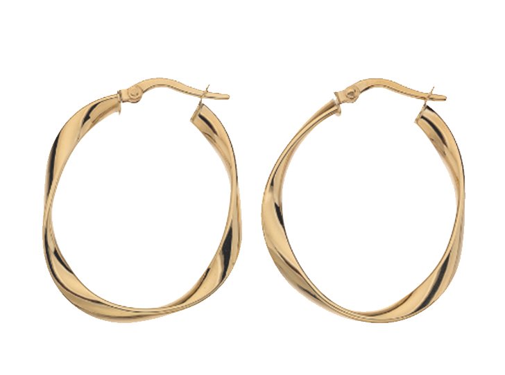 Argos Product Support for 9ct Gold Hoop Earrings - Set of 3 Pairs (208/1883)