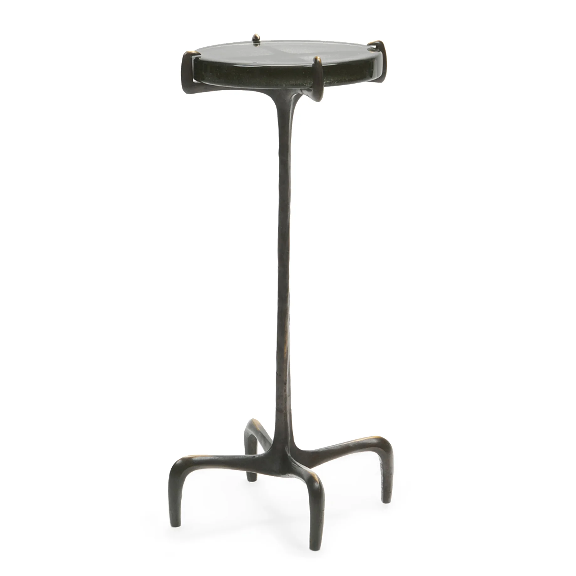 Claw Sleek Smoke Glass Occasional Table