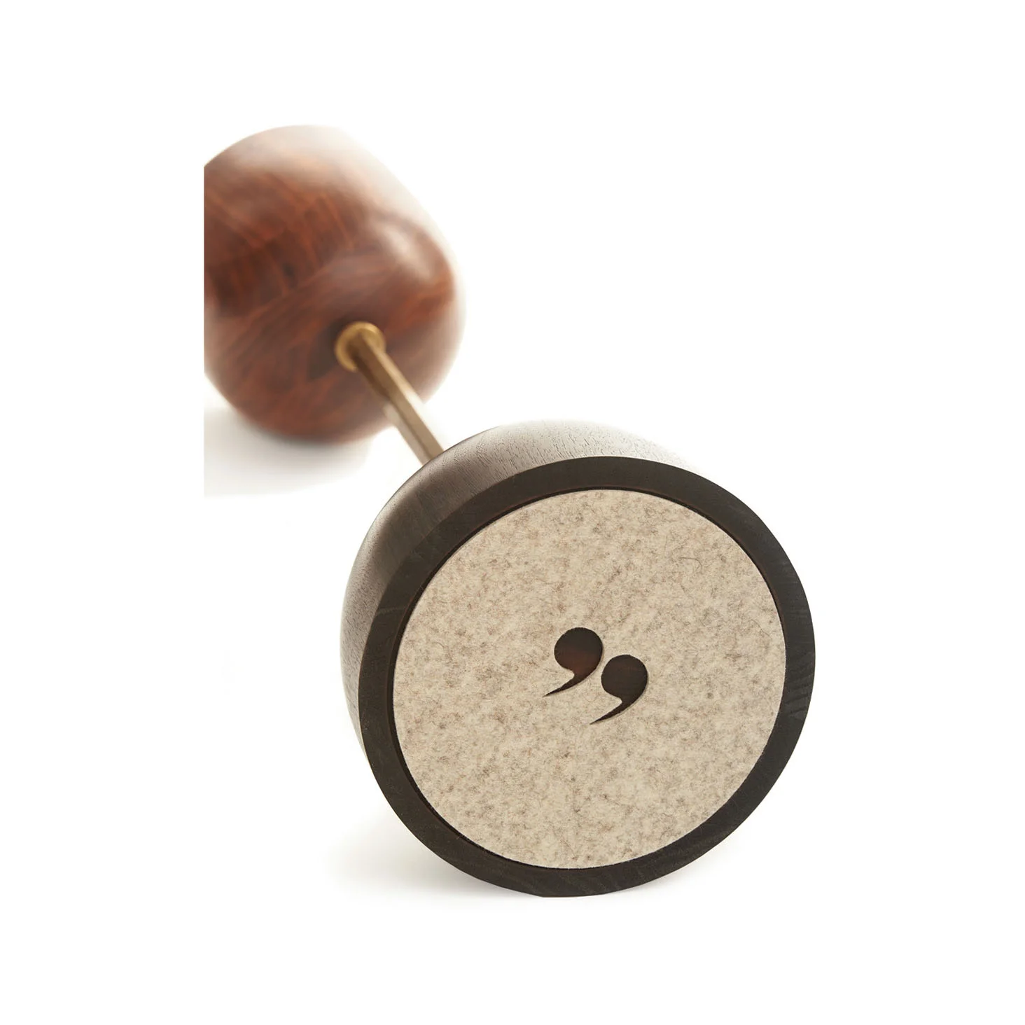 Antu Made Tulip Two Tone Occasional Table Walnut Base Detail.jpg