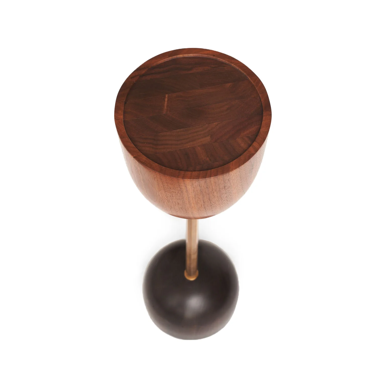 Antu Made Tulip Two Tone Occasional Table Walnut Top Detail.jpg