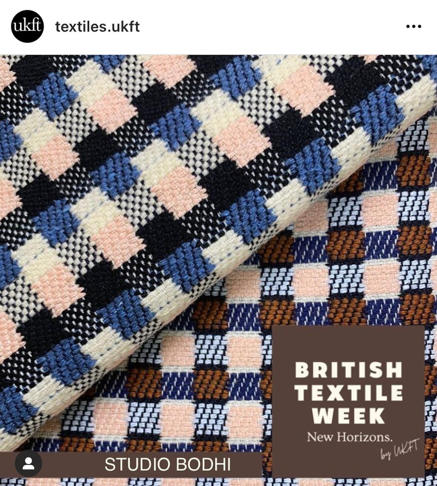 Studio Bodhi featured in #britishtextileweek thanks for the mention @textiles.ukft !✨

We&rsquo;re currently in Paris for client meetings, get in touch if you&rsquo;d like to see our latest collection ⚡️Visiting @wearepremierevision tomorrow 👋

#bri