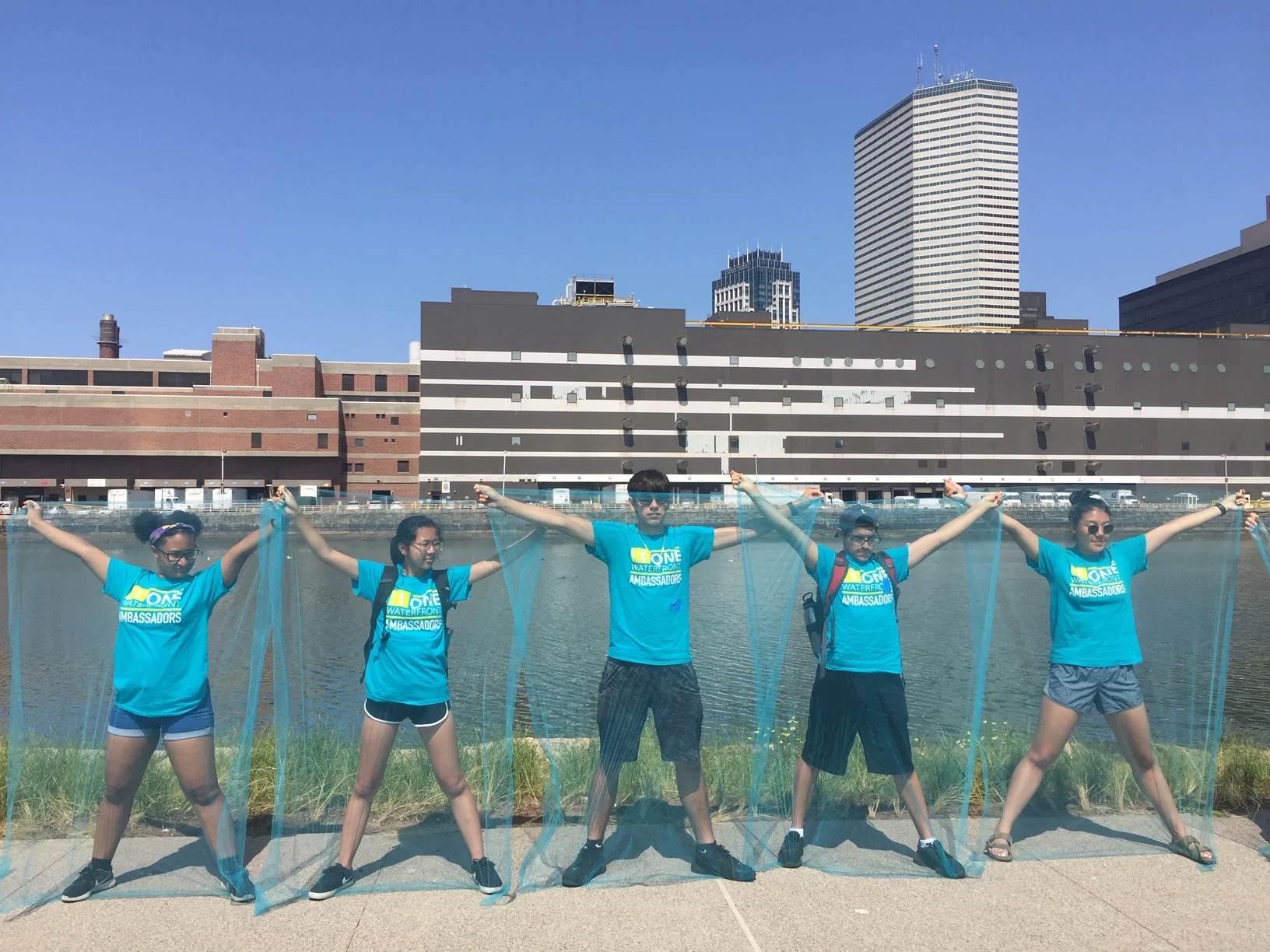 Visualizing rising seas with temporary art installations along Boston's vulnerable waterfront | One Waterfront Ambassadors weekly wrap-up 