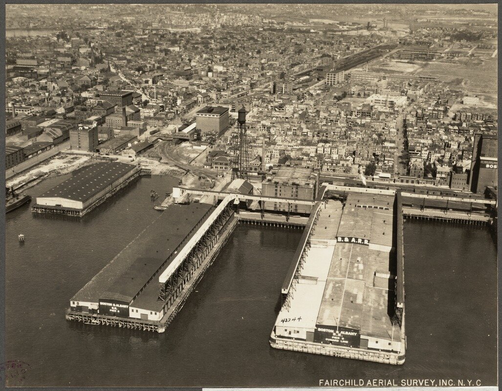 东波士顿，1925年航空测量