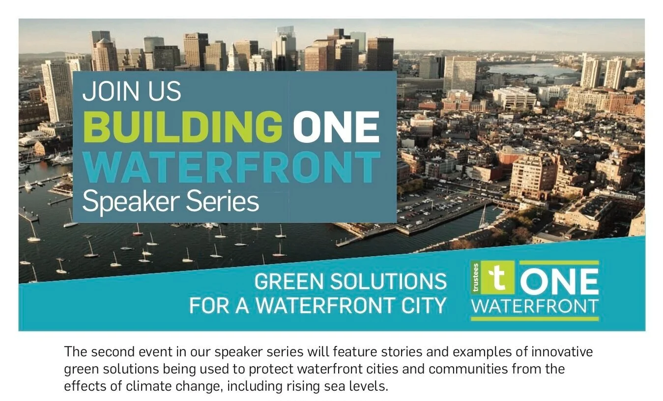 "Building One Waterfront" speaker series continues with discussion on innovative green solutions for waterfront cities