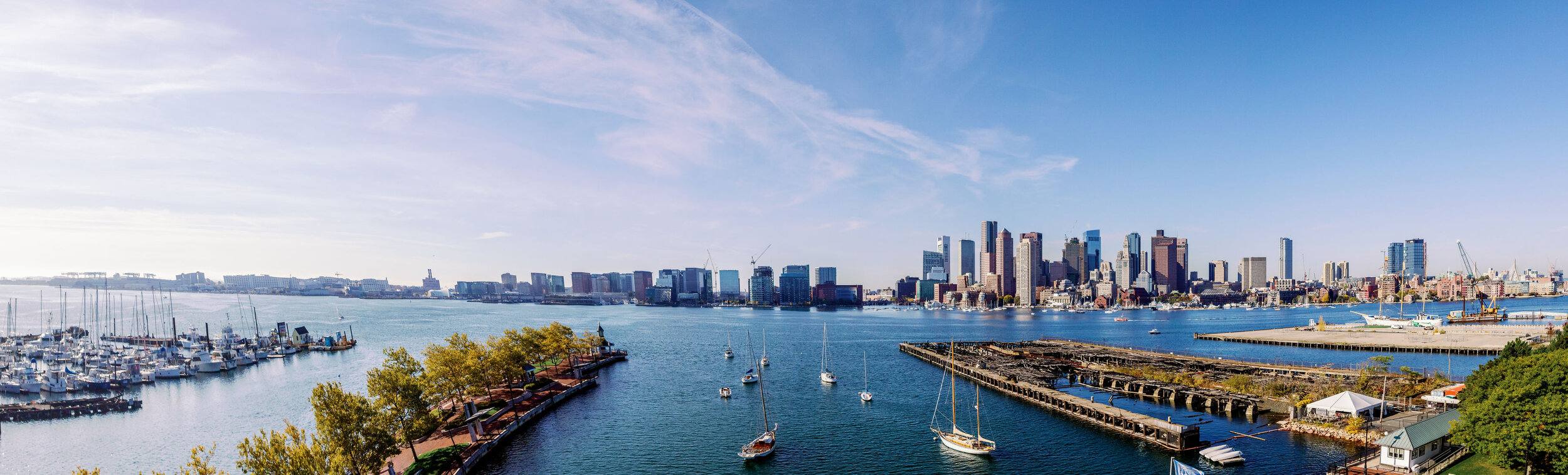 东波士顿Piers公园III的未来地点。图片来源：Above Summit