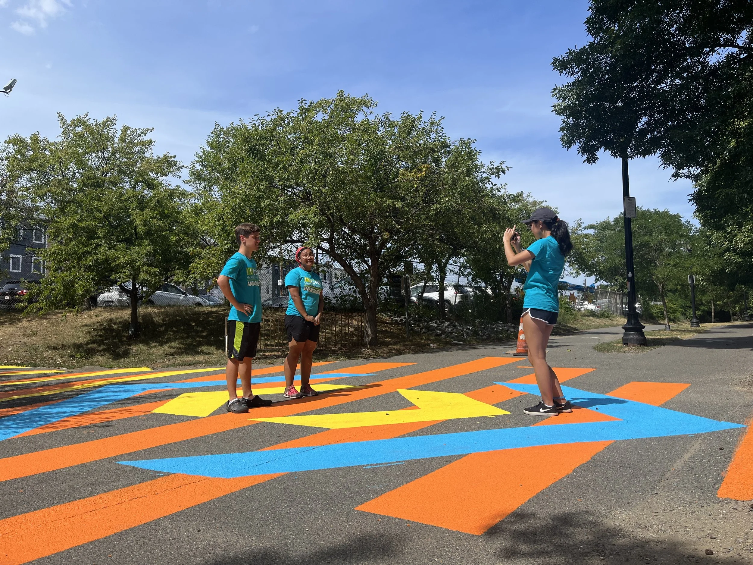 Colorful paint at the Gove Street Crossing | Waterfront Ambassadors Photo diary