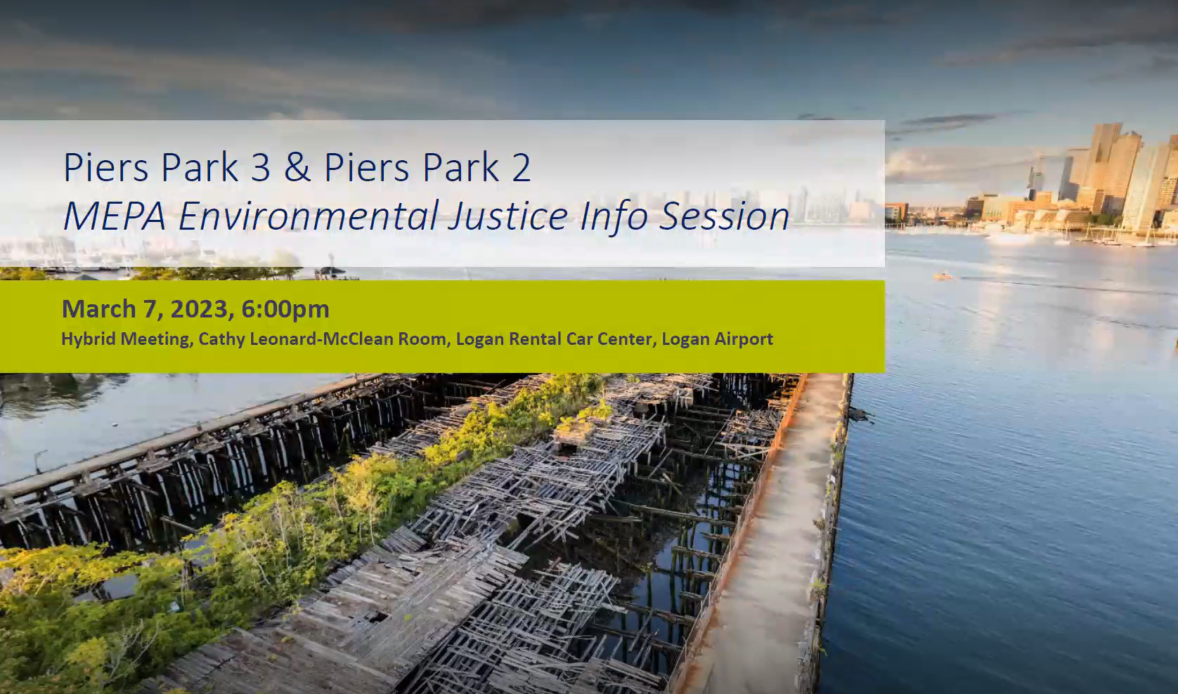 The Trustees and Massport host Massachusetts Environmental Policy Act Environmental Justice Meeting