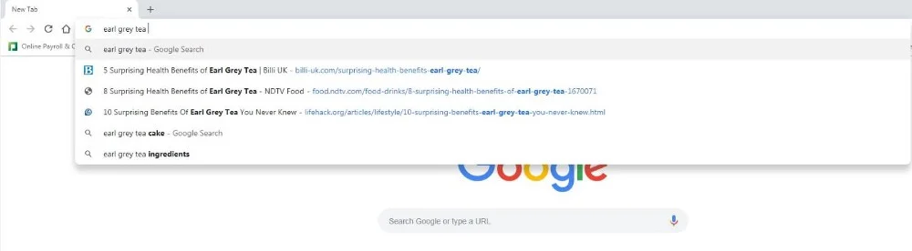 Head Keyword Search Engine Results