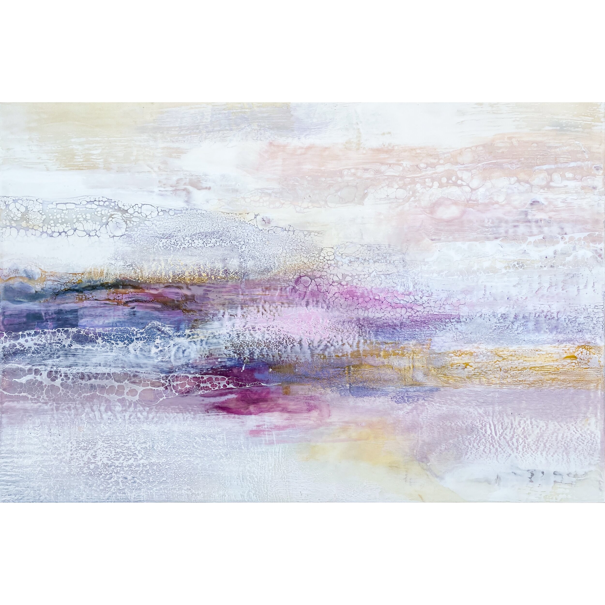 Lavender Fields 24x36" Triptych