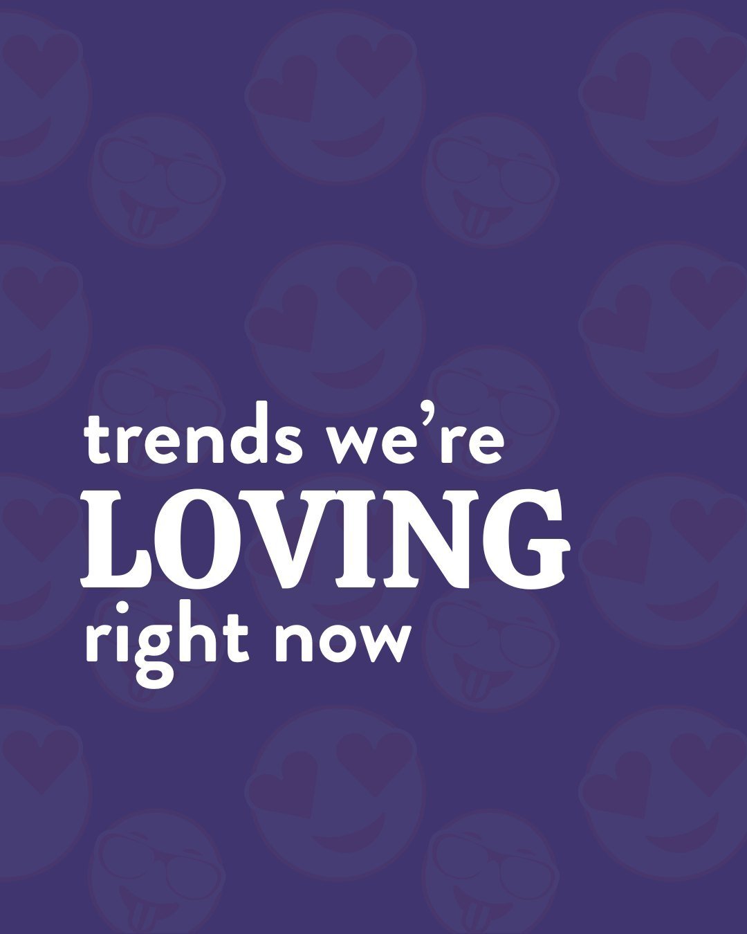 We wouldn't be in social if we didn't love a good trend 😉