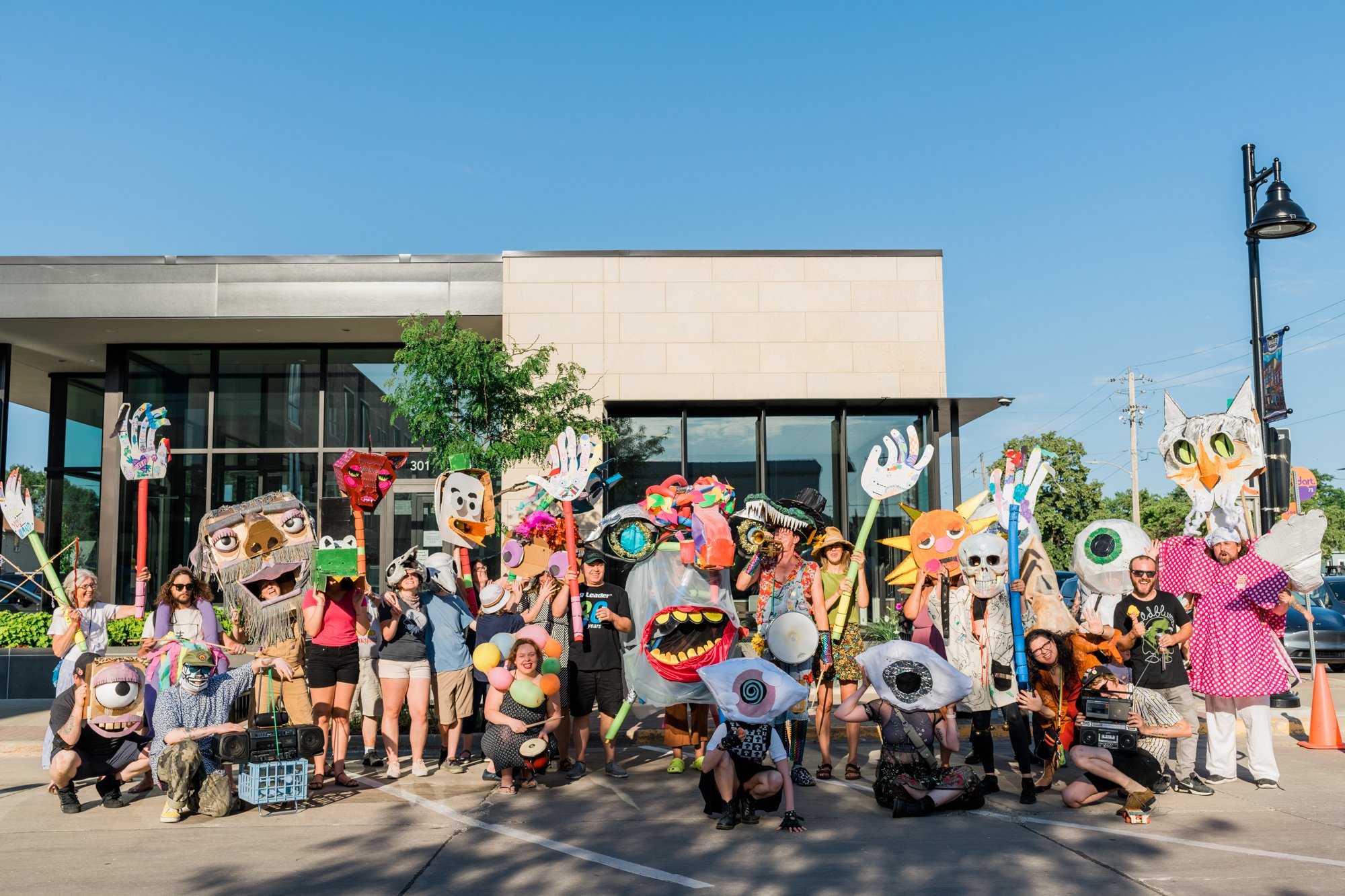 Art Week 2022 - Valley Junction Big Head Parade