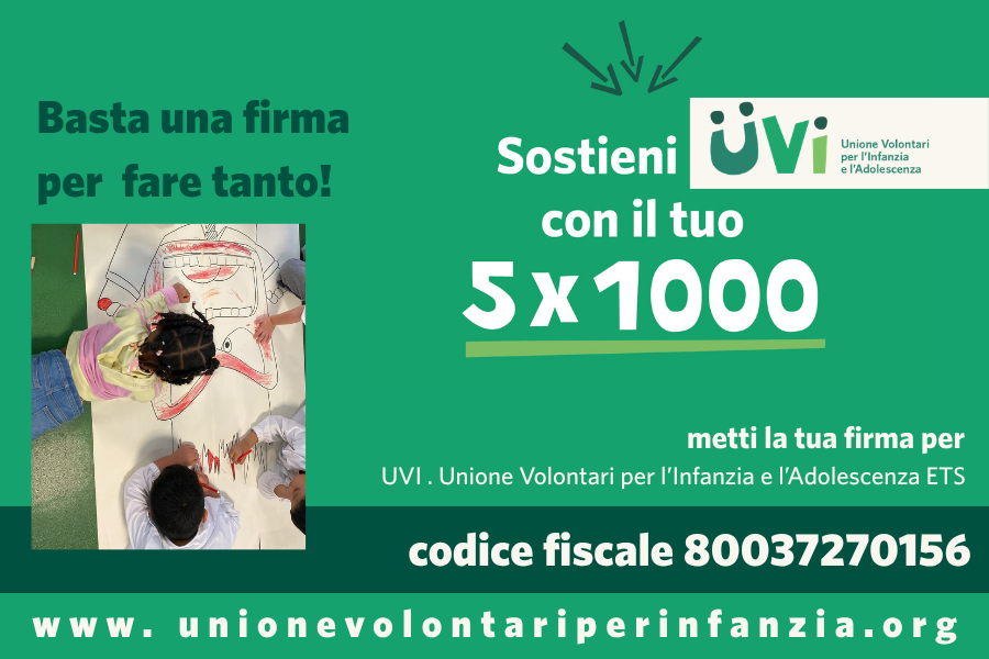 Grazie a tutti i nostri sostenitori che ci donano il loro 5 x 1000
