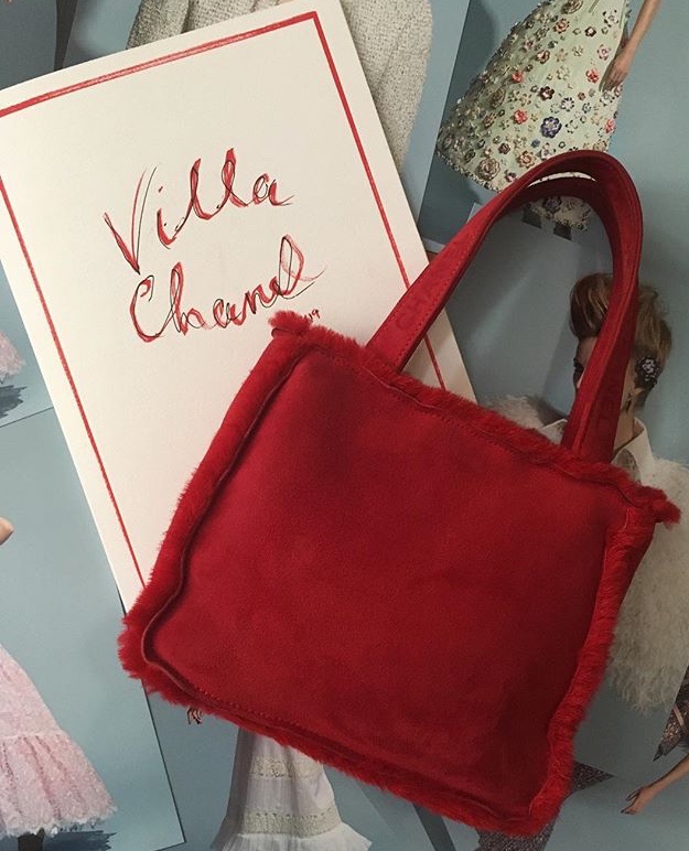 Chanel Suede Handbag