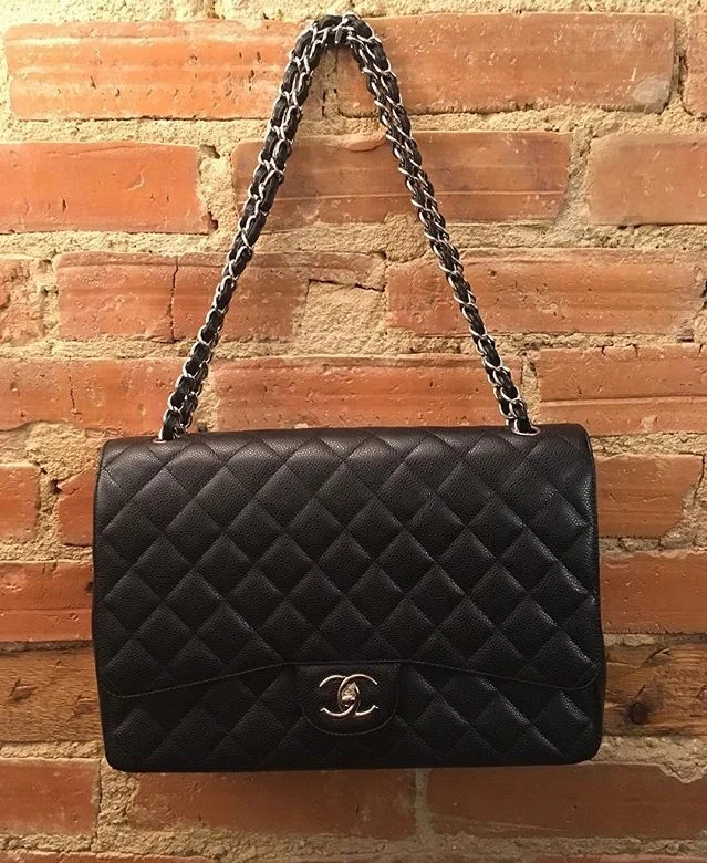 Chanel Maxi Double Flap Caviar