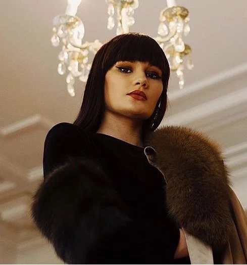 YSL Velvet Fur dress