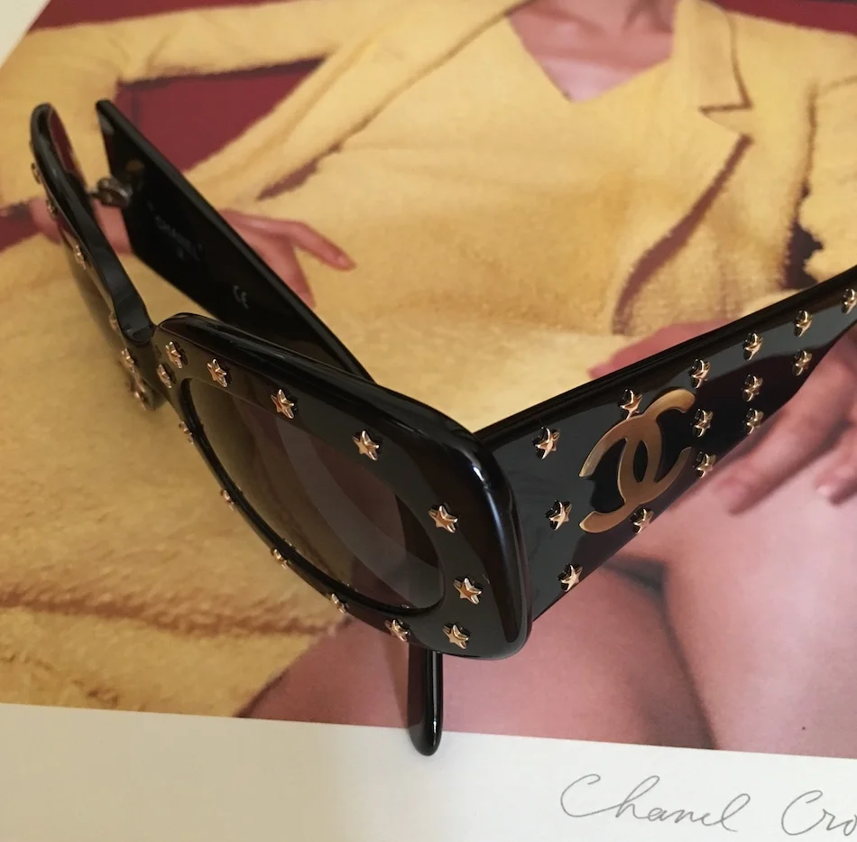 Rare Chanel star studded sunnies