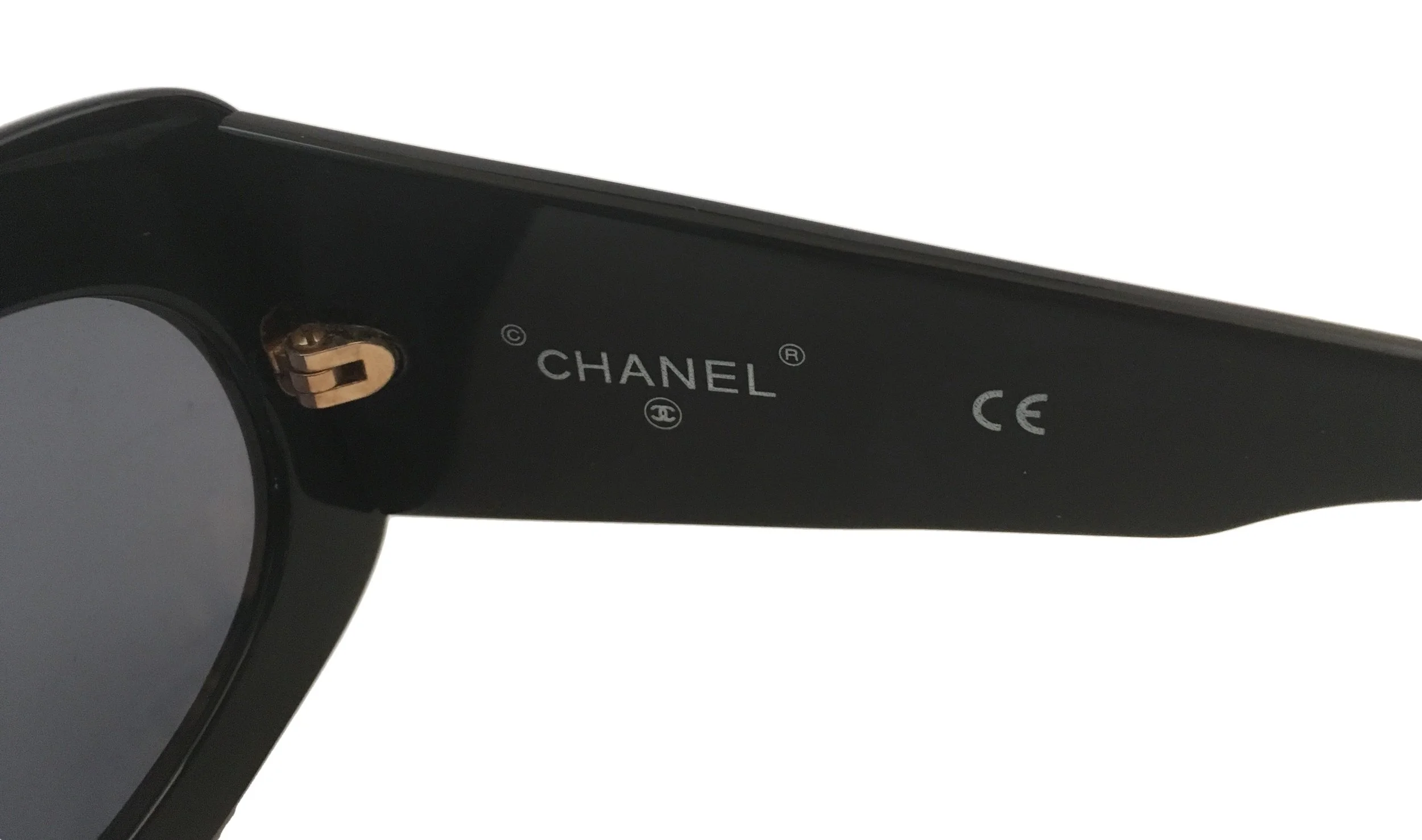 Rare Chanel 1990\'s Star Les Etoiles Studded CC Sunglasses Rare Chanel star studded sunnies — Mia Luxury Vintage main image 4