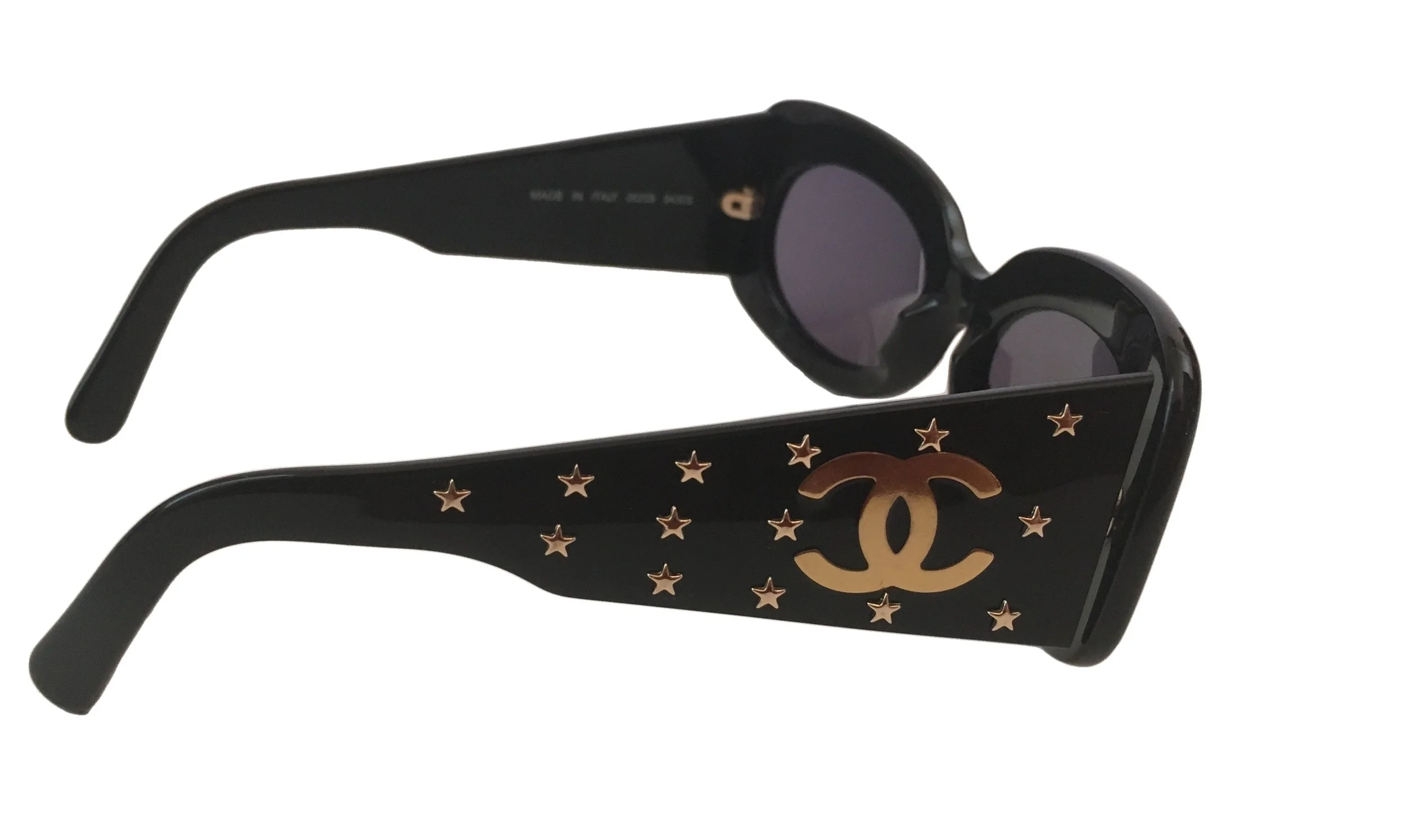 Rare Chanel star studded sunnies — Mia Luxury Vintage display picture 1