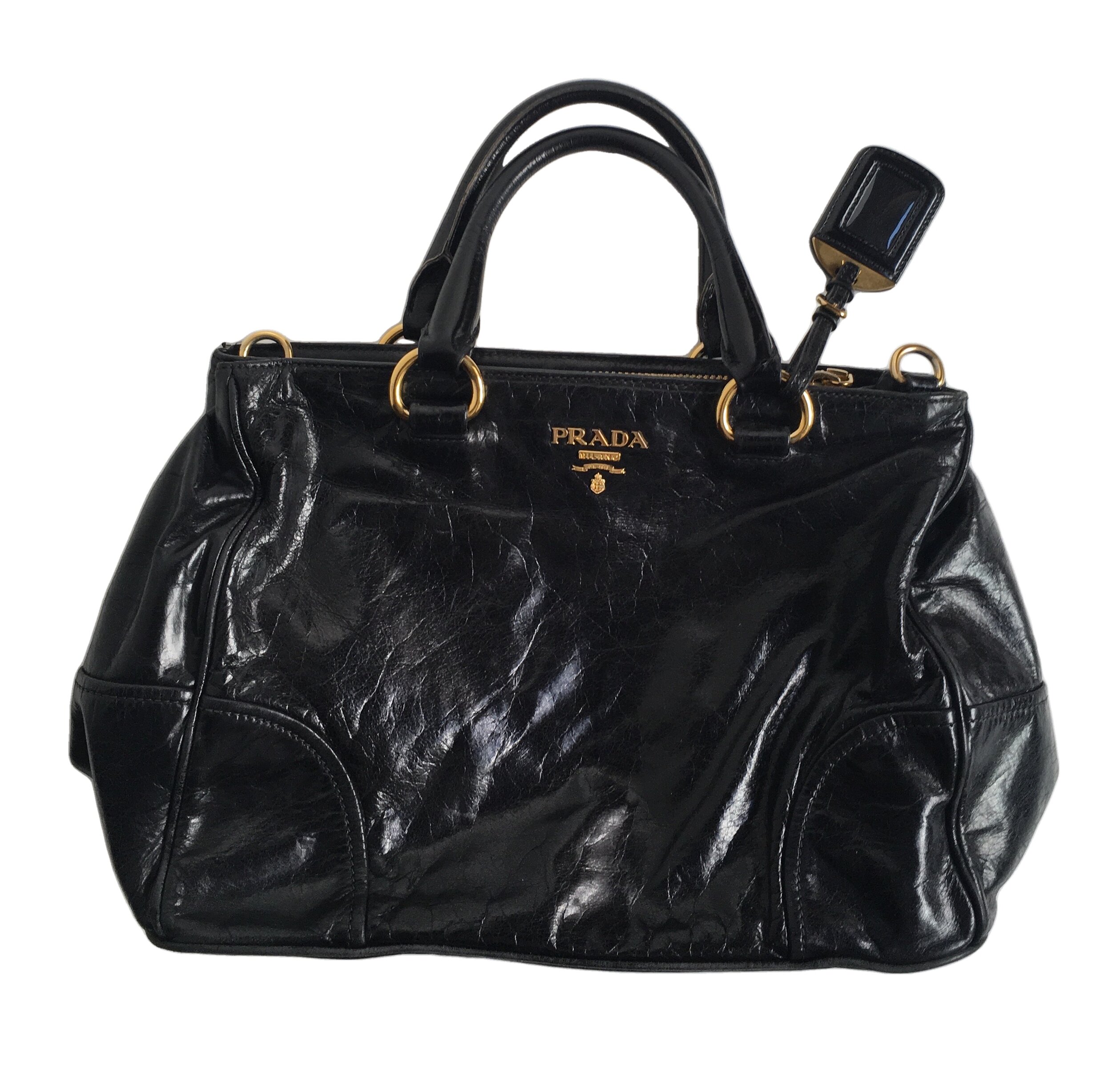 Prada Vitello Shine Leather satchel 
