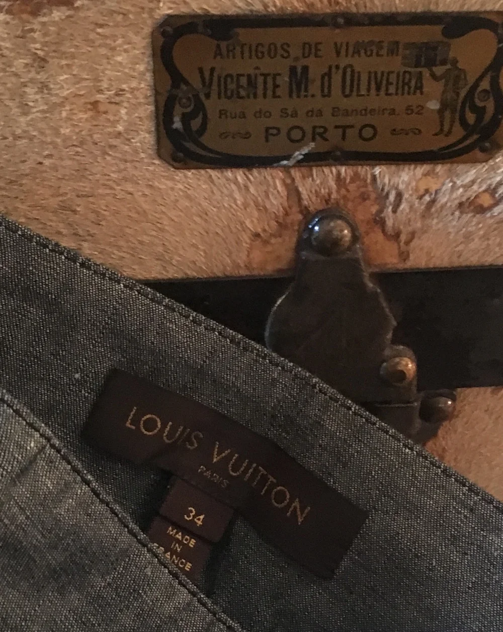 Louis Vuitton high waisted trousers