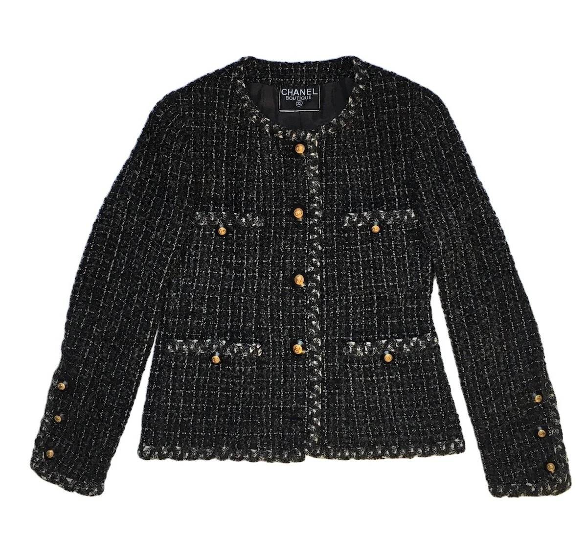 Chanel classic tweed jacket — Mia Luxury Vintage