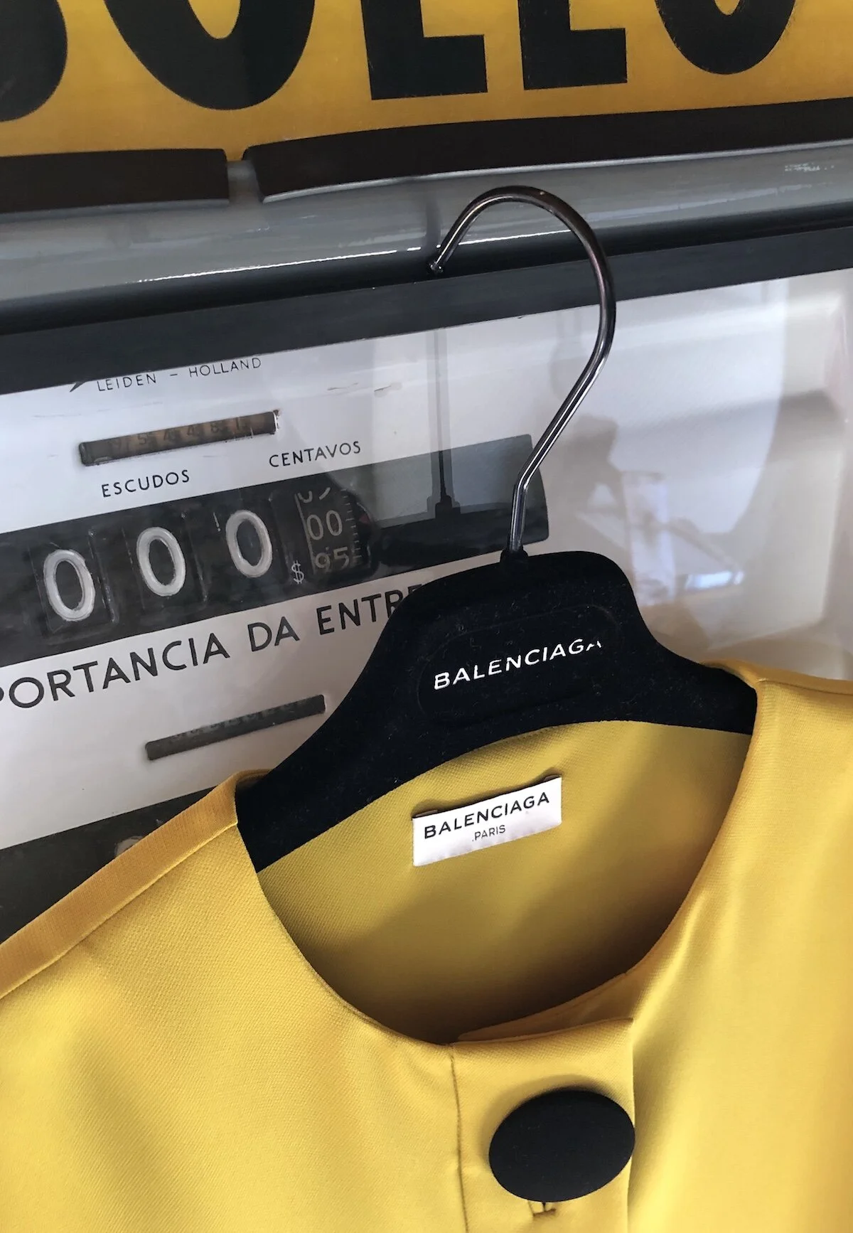Balenciaga Mustard Shirt