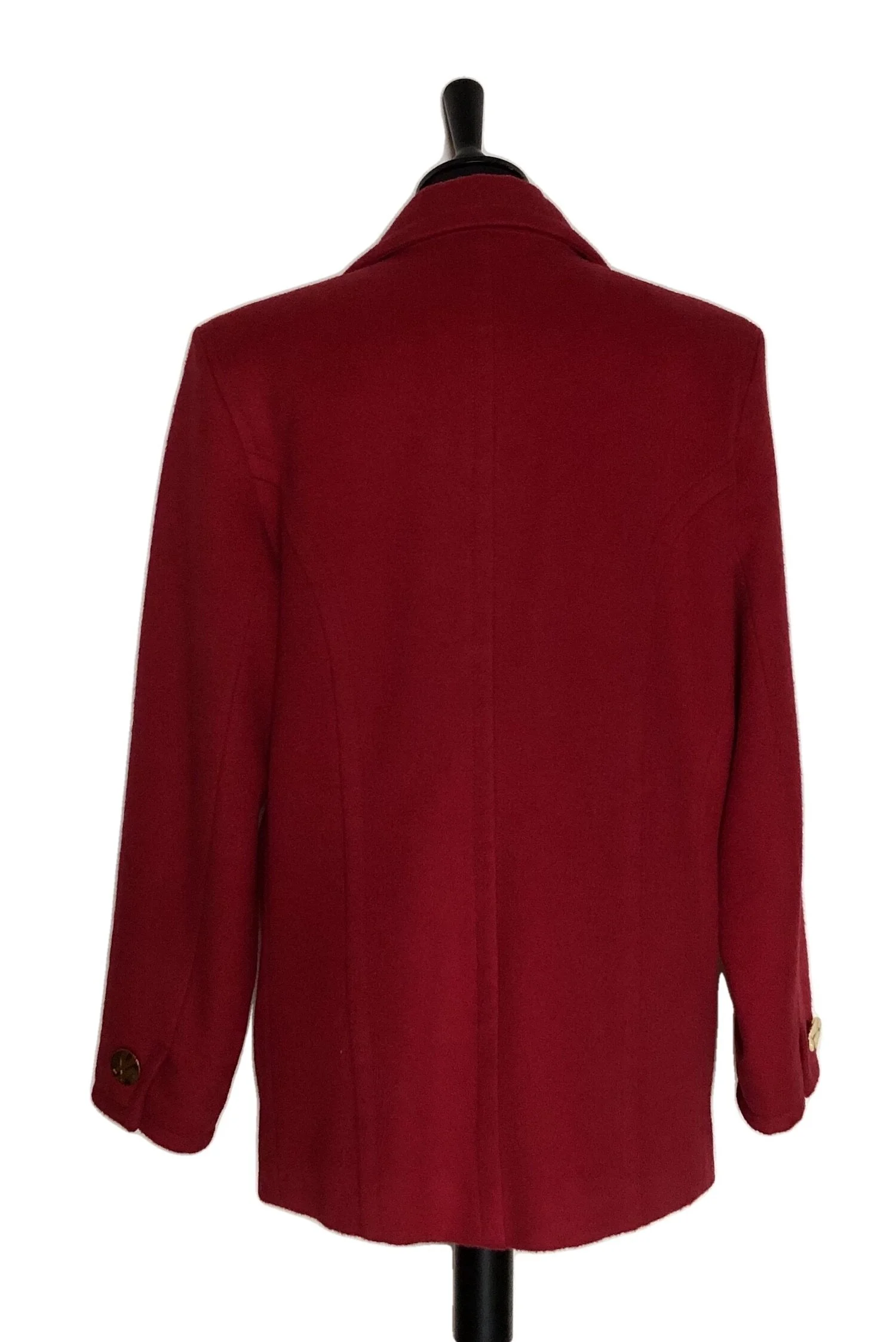Yves Saint Laurent Variation Red Wool Jacket — Mia Luxury Vintage