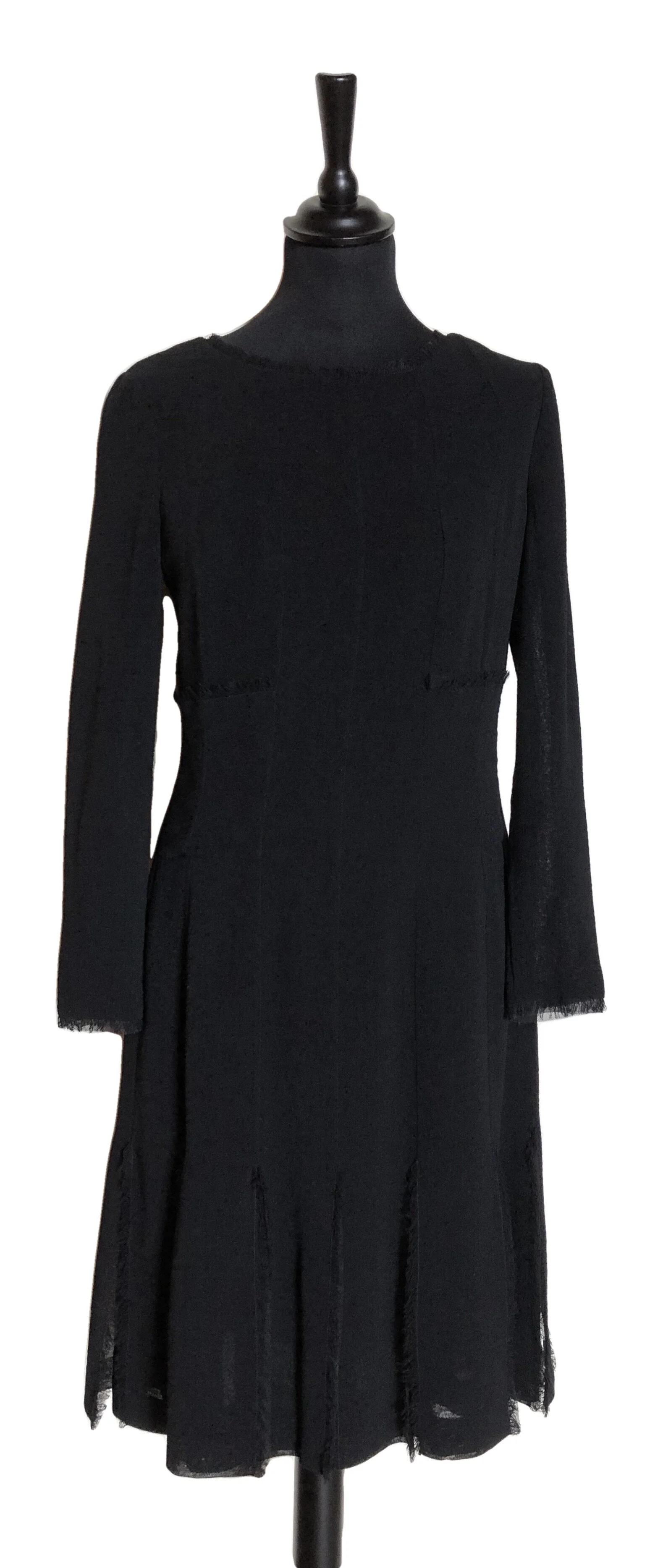 green emerald velvet dress SOLD Adolfo Black Knit Mod Dress With White Satin Collar & Cuffs 1970s –  Palm Beach Vintage