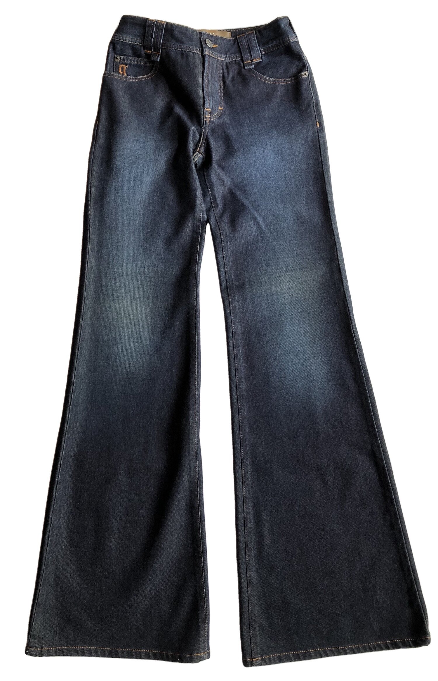 Galliano Flare Denim Pants — Mia Luxury Vintage