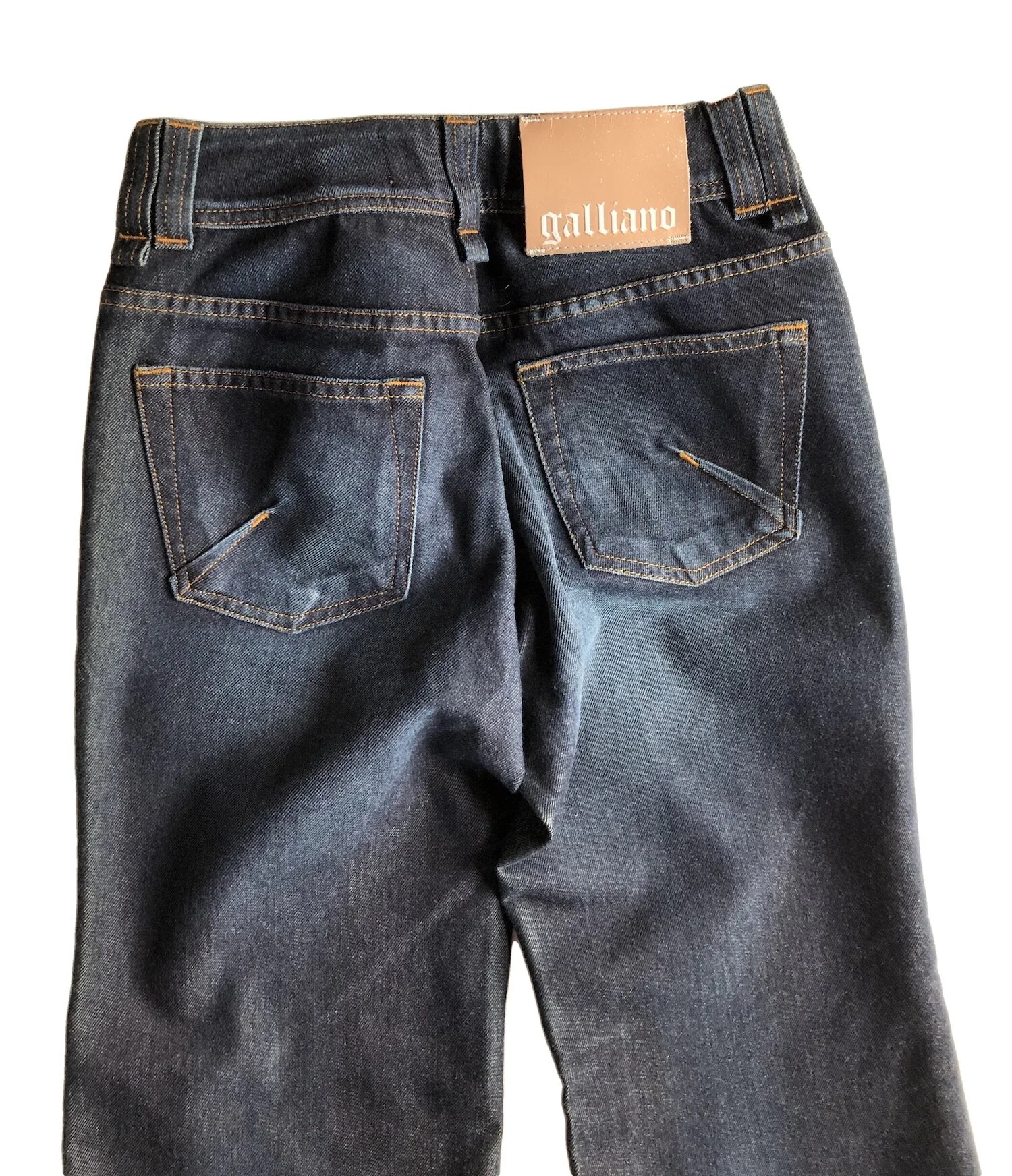 Galliano Flare Denim Pants — Mia Luxury Vintage