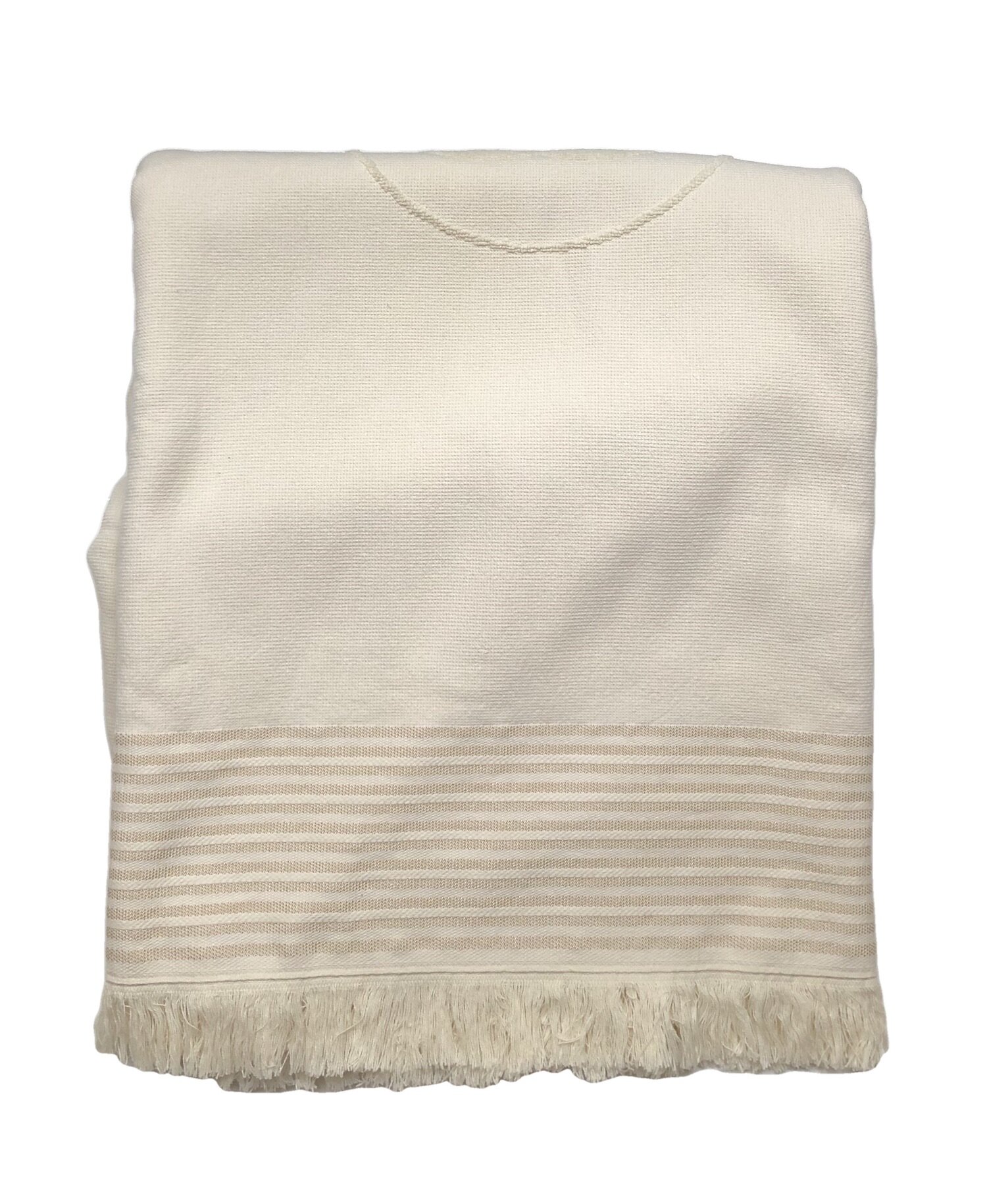 Chanel CC Logo White Towel — Mia Luxury Vintage