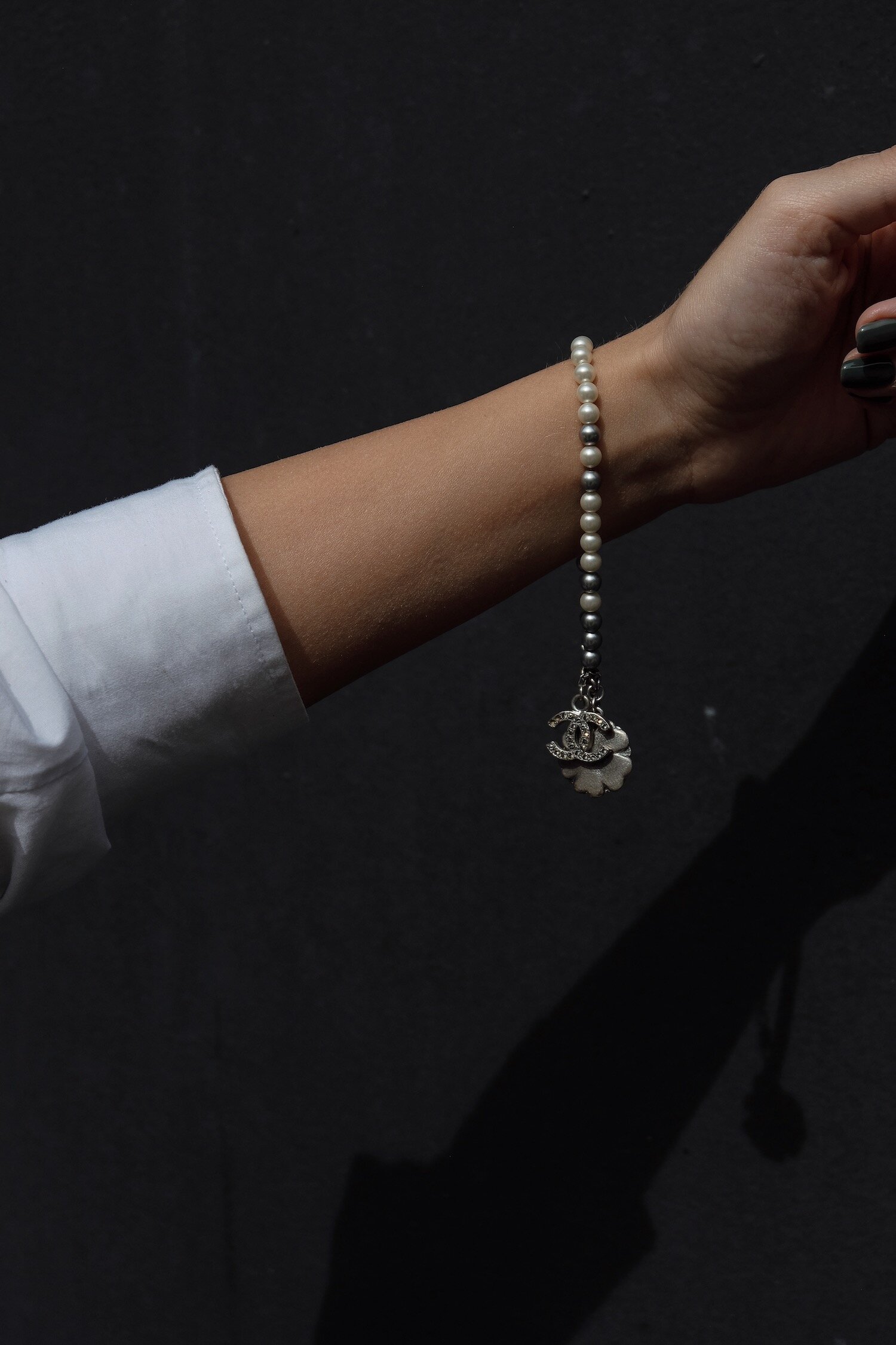 Chanel Vintage Camellia & CC Bracelet — Mia Luxury Vintage