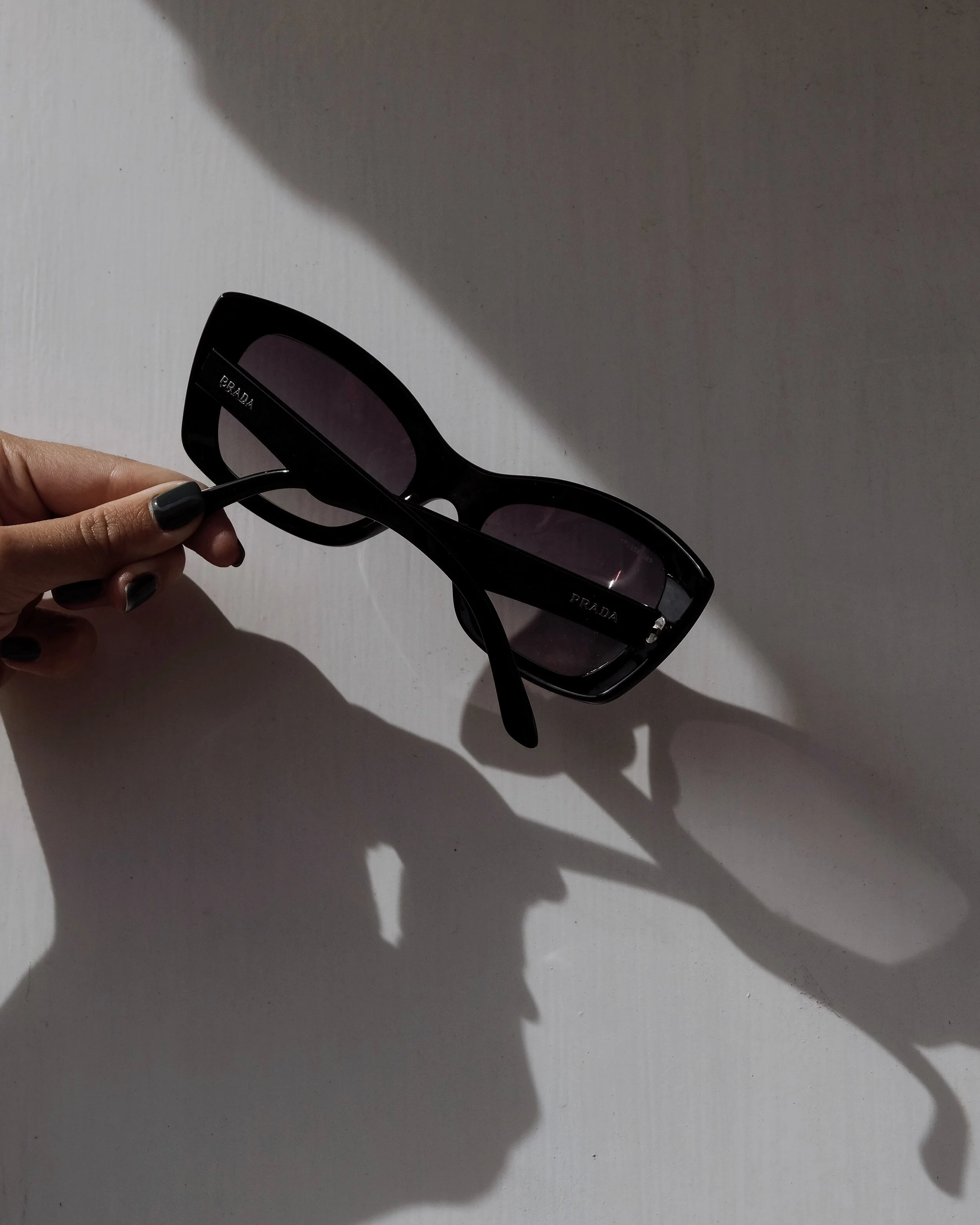 Prada Cat Eye Black Sunglasses