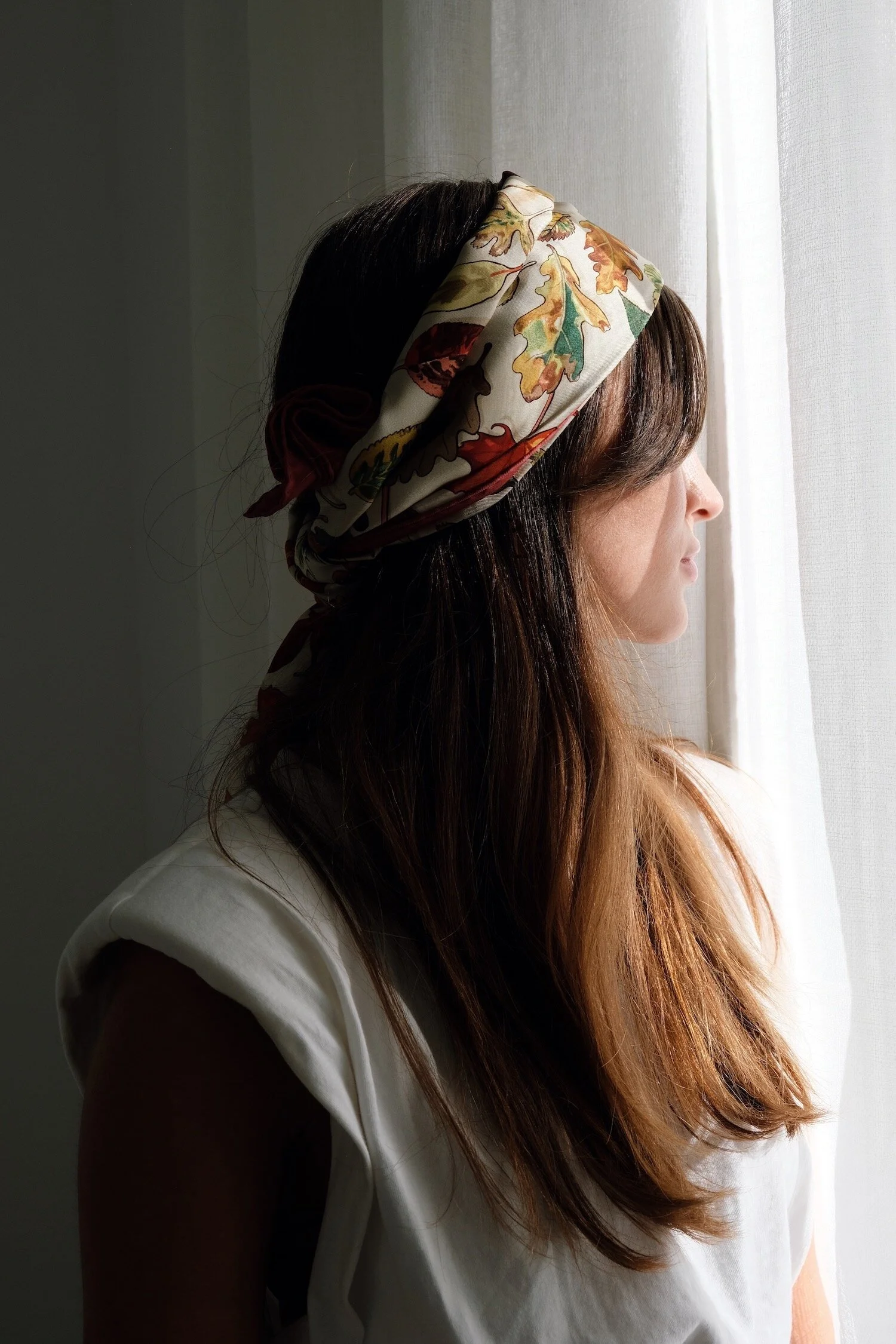 Hermès Vintage Carré "Feuilles d’automne"