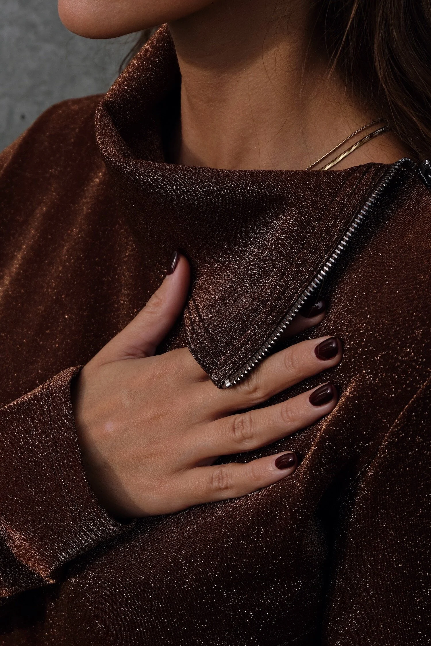 Claude Montana Vintage Glitter Top