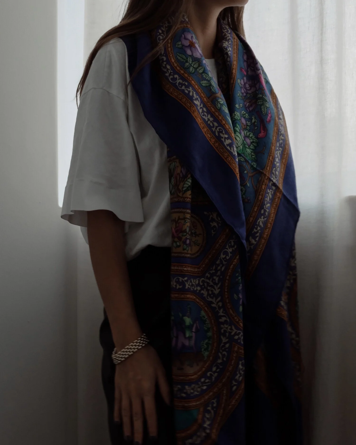 Hermès Vintage "Qalamdan" Shawl